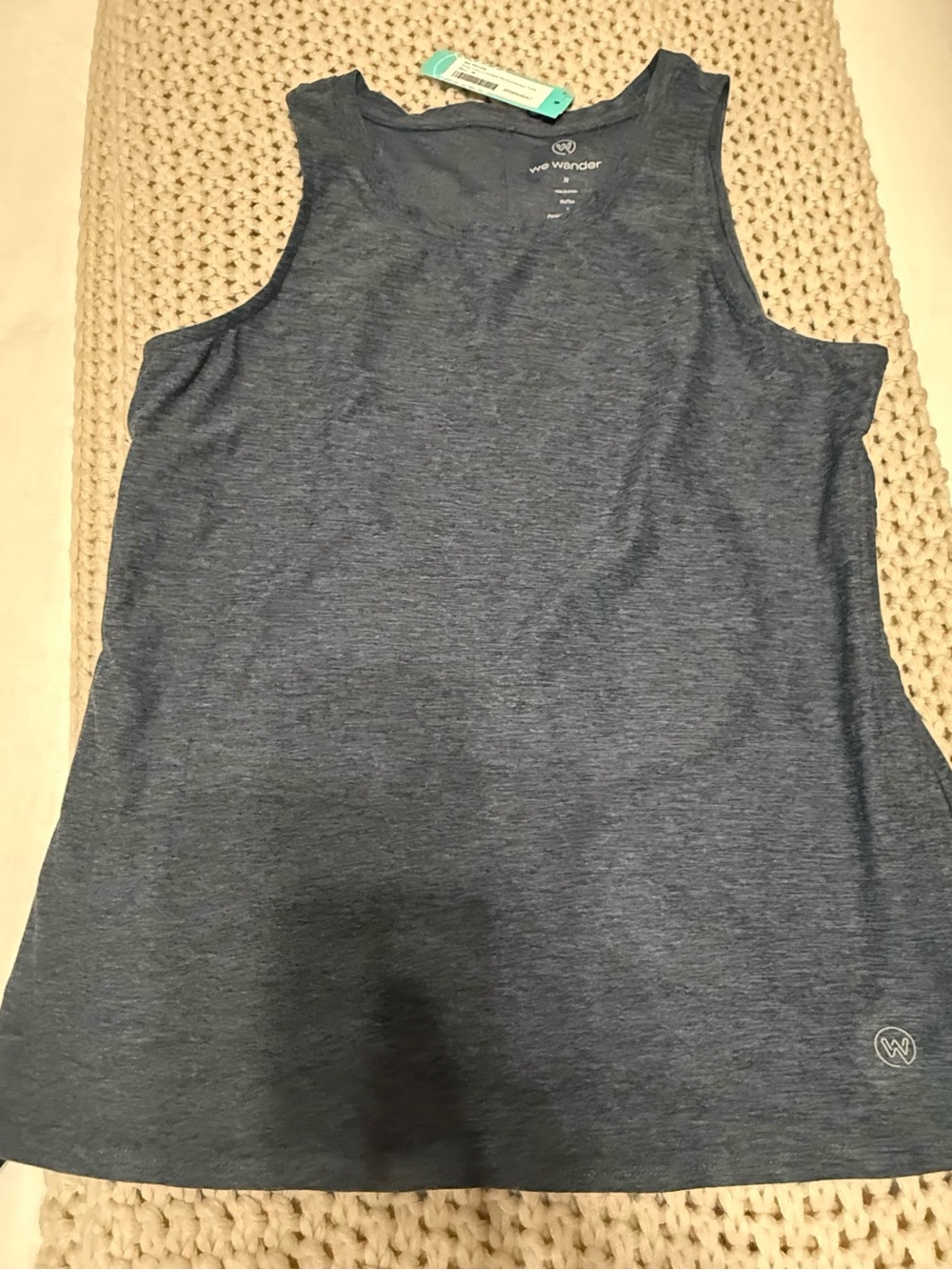Wander Heathered grey Muscle Tank